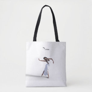 White Dress Dancer Thunder_Cove Tote Bag Tasche