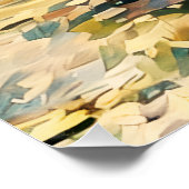 White Dress Walking auf der ruhigen Strandpromenad Poster (Ecke)