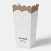 White Dress Wedding Brautparty Brown Geschenkschachtel (Vorderseite)