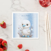 White Duck Blue Floral Napkins Serviette (Beispiel)