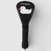 White Duck Design Golf Headcover (Vorderseite)