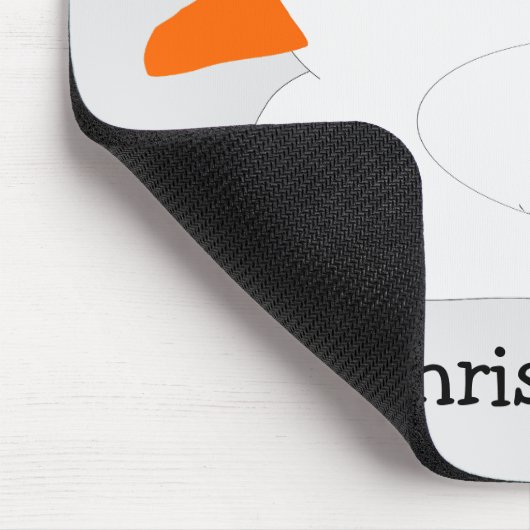 White Duck Design Mousepad (Ecke)