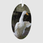 White Duck Ornament (Vorderseite)