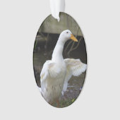 White Duck Ornament (Vorderseite)