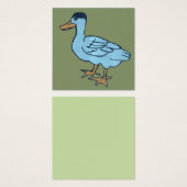 White duck with black head (Vorne & Hinten)