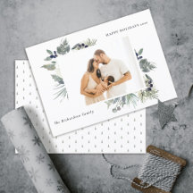 White Dusky Green Christmas Foliage Foto Happy