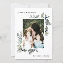 White Dusky Green Christmas Foliage Foto Happy