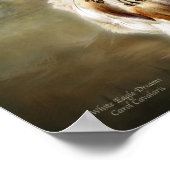 White Eagle Dreams Art Poster/Print Poster (Ecke)