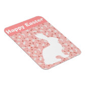 White Easter Bunny Magnet (Rechte Seite)