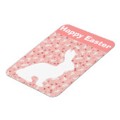 White Easter Bunny Magnet (Linke Seite)