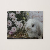 white easter bunny puzzle (Horizontal)