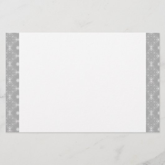 White Edged Signature Pattern Briefpapier (Vorderseite)