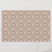 White Edged Signature Pattern Briefpapier (Rückseite)