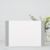 White Edged Signature Pattern Briefpapier (Stehend Vorderseite)