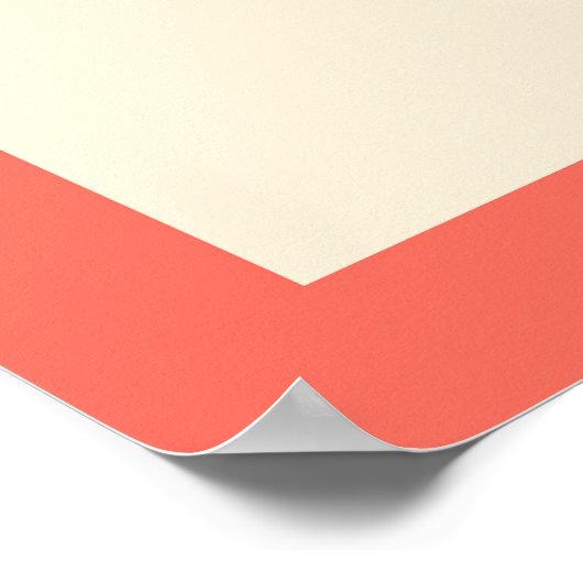 White Egg Modernes Bauhaus Design Poster (Ecke)