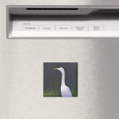 White Egret Magnet (In Situ (Geschirrspüler))
