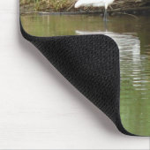 White Egret Mousepad (Ecke)