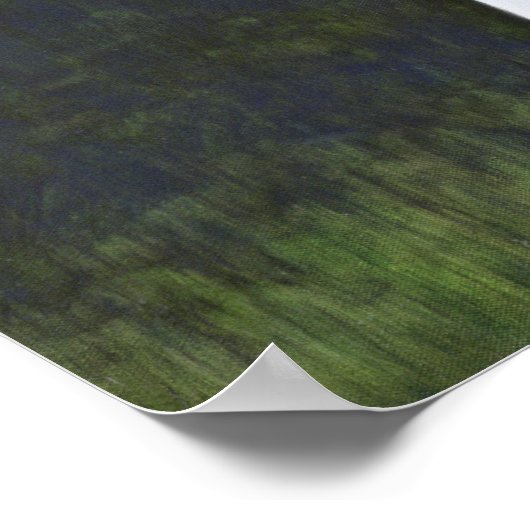 White Egret Poster (Ecke)