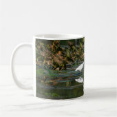 White Egret Reflection Tasse (Links)