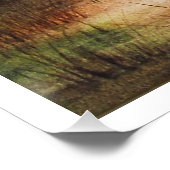 White Egret Watercolor Poster (Ecke)