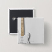 White Electric Gitarre 3 Button (Vorne & Hinten)