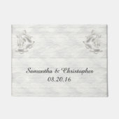 White Elegance #1 Fußmatte (Vorderseite)