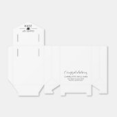 White Elegant Abschluss Class 2025 Glückwunschs Gr Geschenkschachtel (Ungefaltet)