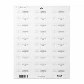 White Elegant Minimalist Botanical Wedding (Vorne)