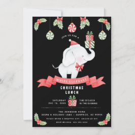 White Elephant Christmas Lunch Gift Exchange Einladung