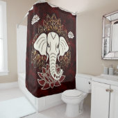 White Elephant Duschvorhang (Beispiel)