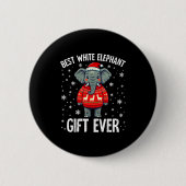 White Elephant Ever Christmas Xmas Under 15 20 Button (Vorderseite)