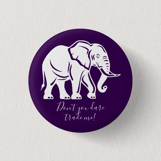 White Elephant Gag Gift Button (Vorderseite)