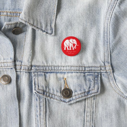 White Elephant Gag Gift Button (Beispiel)