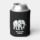 White Elephant Gag Gift Dosenkühler (Kanne Vorderseite)