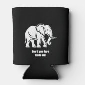 White Elephant Gag Gift Dosenkühler (Rückseite)