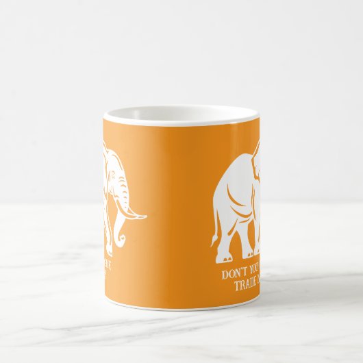 White Elephant Gag Gift Kaffeetasse (Mittel)