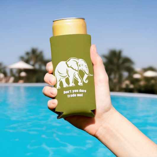 White Elephant Gag Gift Selters Dosenkühler (In Situ Pool)