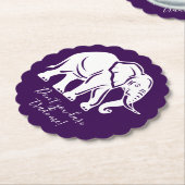 White Elephant Gag Gift Untersetzer (angewinkelt)