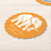 White Elephant Gag Gift Untersetzer (angewinkelt)