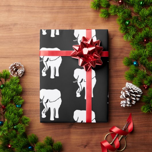 White Elephant Geschenk Austausch Weihnachtsspiel  Geschenkpapier (Feiertagsgeschenk)