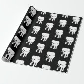 White Elephant Geschenk Austausch Weihnachtsspiel  Geschenkpapier (Ungerollt)