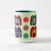 White Elephant Geschenk Ugly Weihnachtssüßchen Tasse (Zentrum)