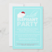 White Elephant-Geschenkbörse Einladung (Vorderseite)