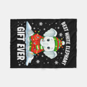 White Elephant Pjs For Adults Under 15 20 Fleecedecke (Vorderseite (Horizontal))