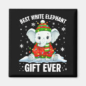 White Elephant Pjs For Adults Under 15 20  Magnet (Vorne)