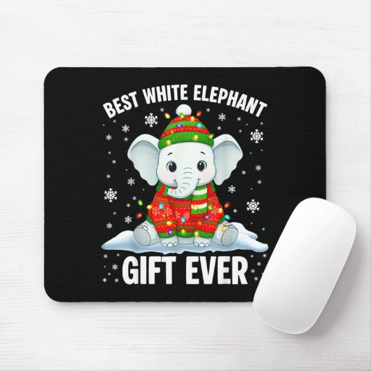 White Elephant Pjs For Adults Under 15 20 Mousepad (Mit Mouse)