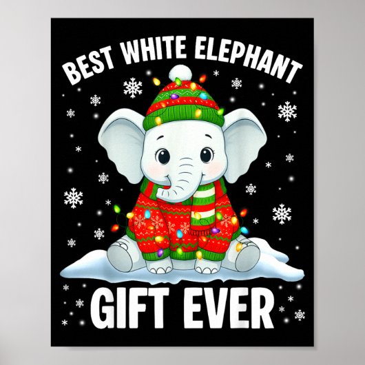 White Elephant Pjs For Adults Under 15 20 Poster (Vorne)
