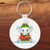 White Elephant Pjs For Adults Under 15 20 Schlüsselanhänger (Vorderseite)