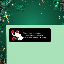 White Elephant Weihnachtsfamilie Rücksendeadresse