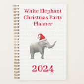 White Elephant Weihnachtsfest Party Planer (Vorderseite)